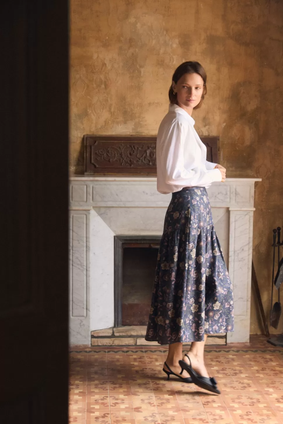 eseOese ALICIA SKIRT FLORBORDADA Outlet
