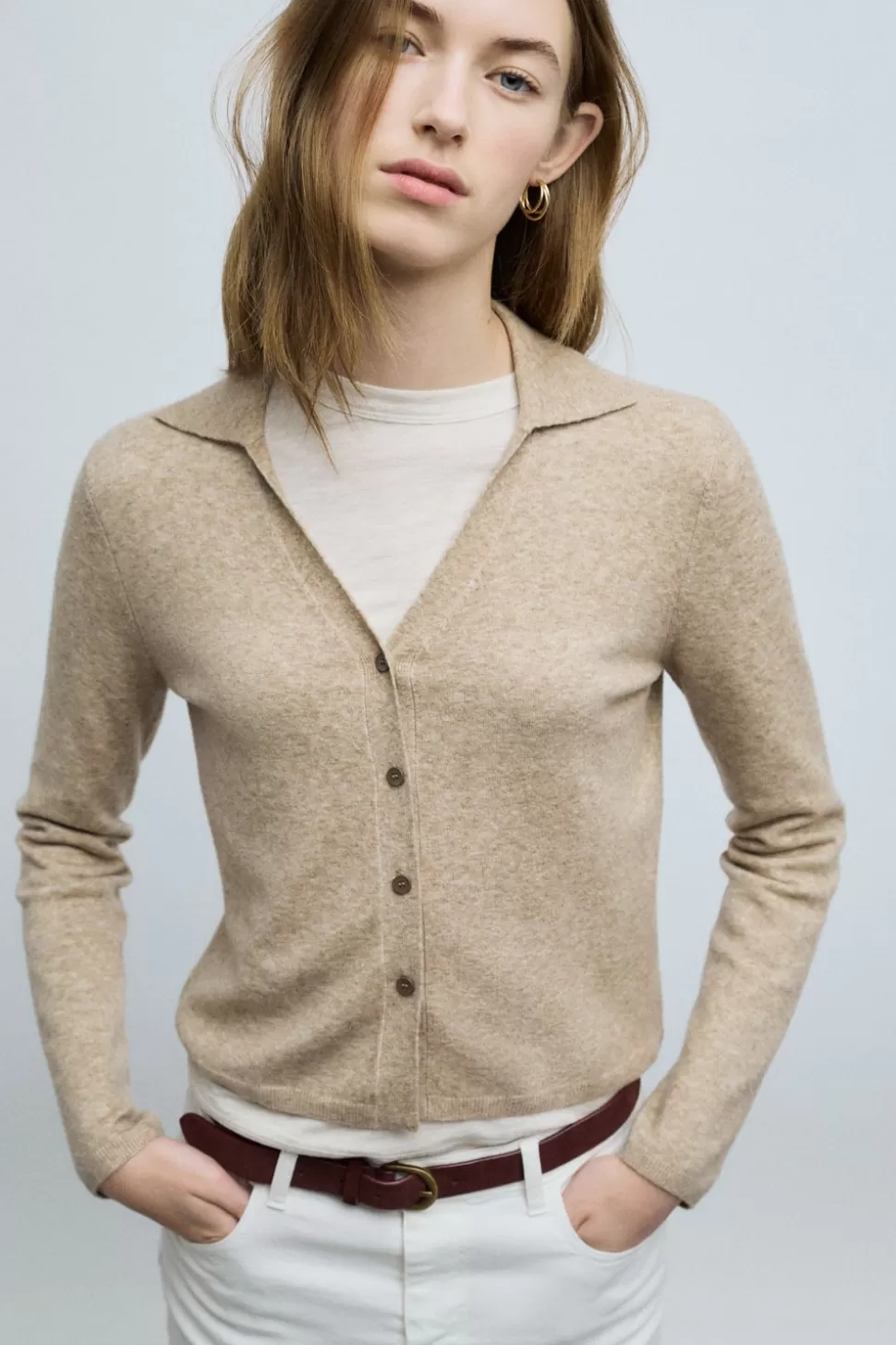 eseOese BADMINTON SWEATER TAUPE Best