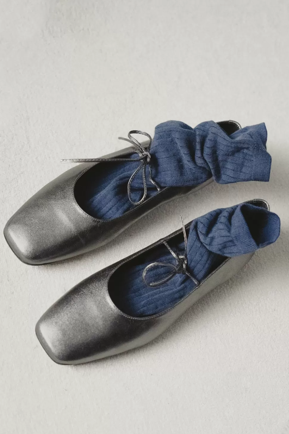 eseOese BALLET FLATS GLAM DARKSILVER Online