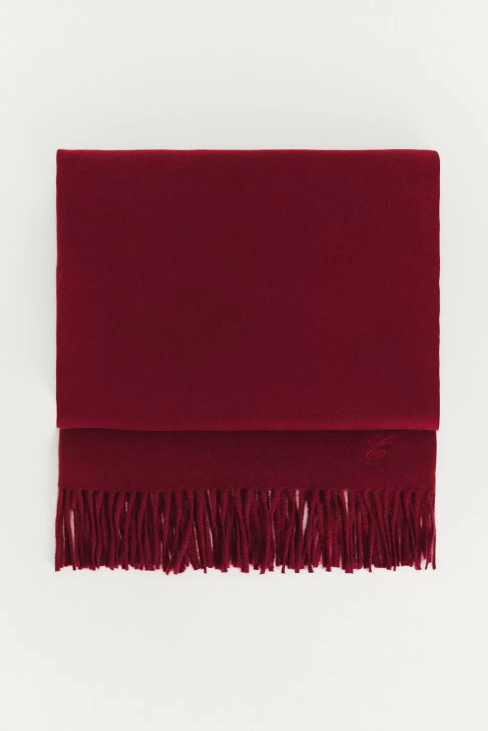 eseOese BASIC SCARF BURGUNDY Hot