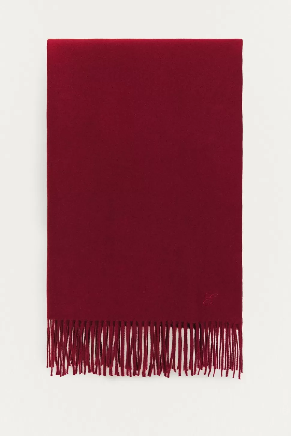 eseOese BASIC SCARF BURGUNDY Hot