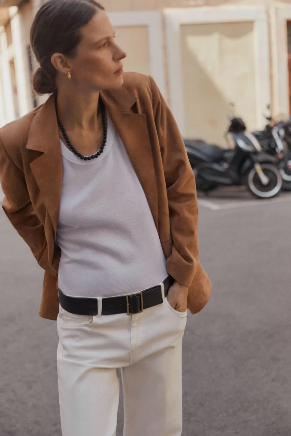 eseOese BLAZER SUEDE BIRKIN PRALINÉ Outlet