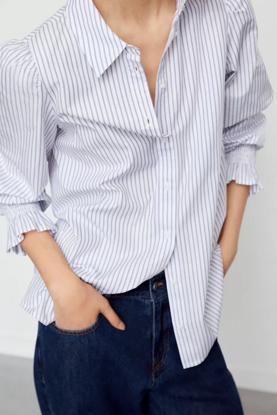 eseOese BOSTON STRIPES SHIRT BLUESTRIPES Best Sale
