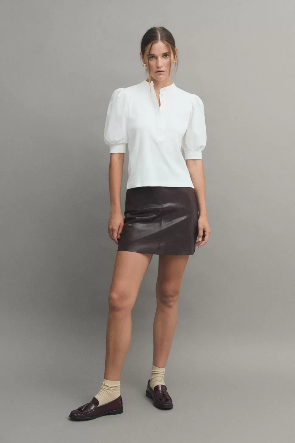 eseOese CANDEM SKIRT WINE New