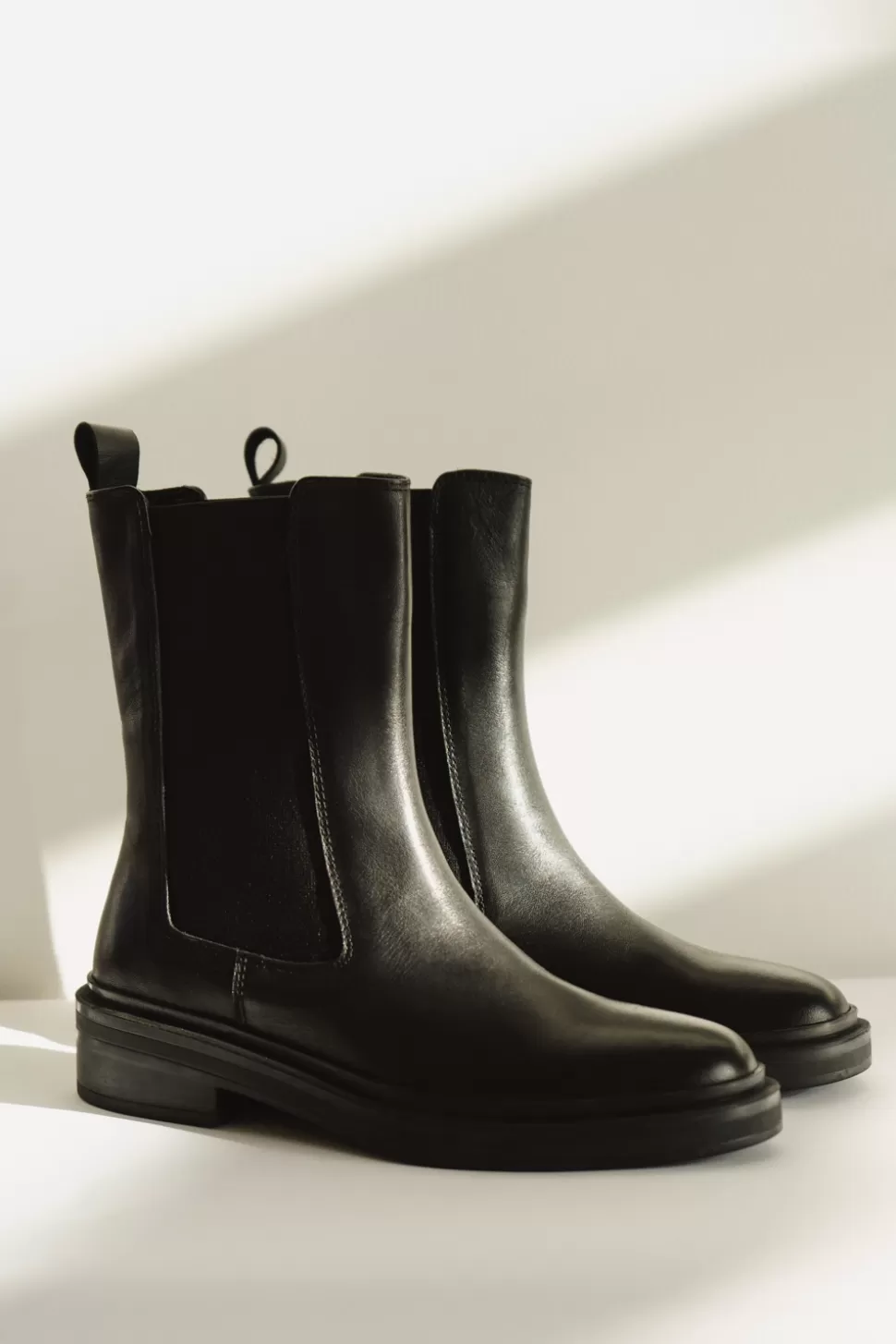 eseOese CHELSEA HIGH BOOTS BLACK Discount