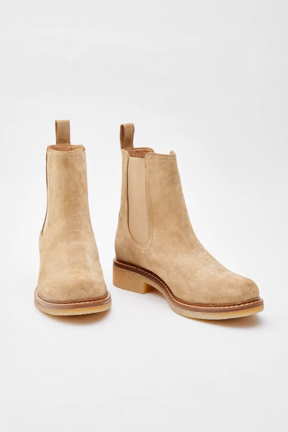 eseOese CHELSEA SUEDE BOOTS SAND Clearance
