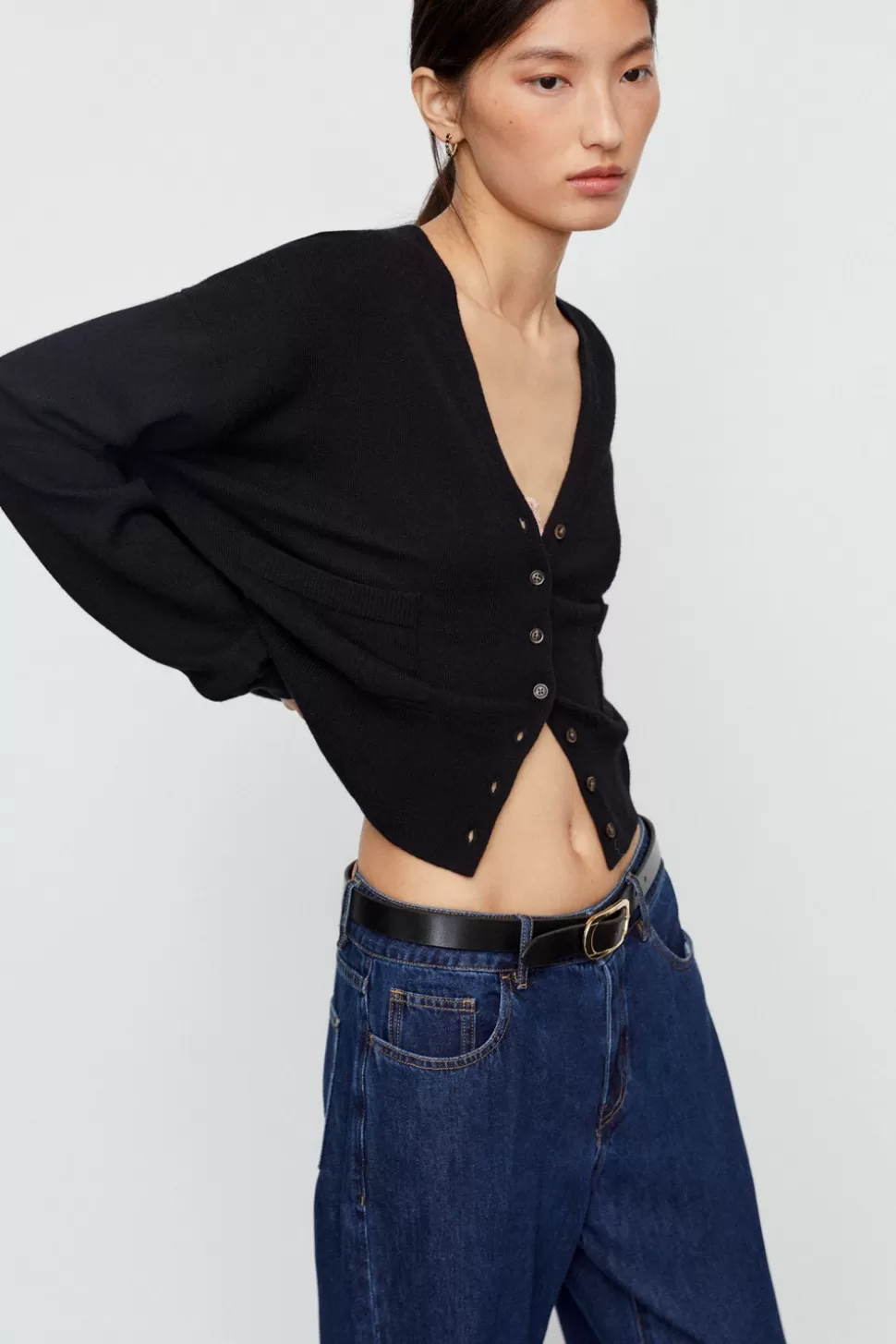 eseOese COCOON CARDIGAN NEGRO Hot