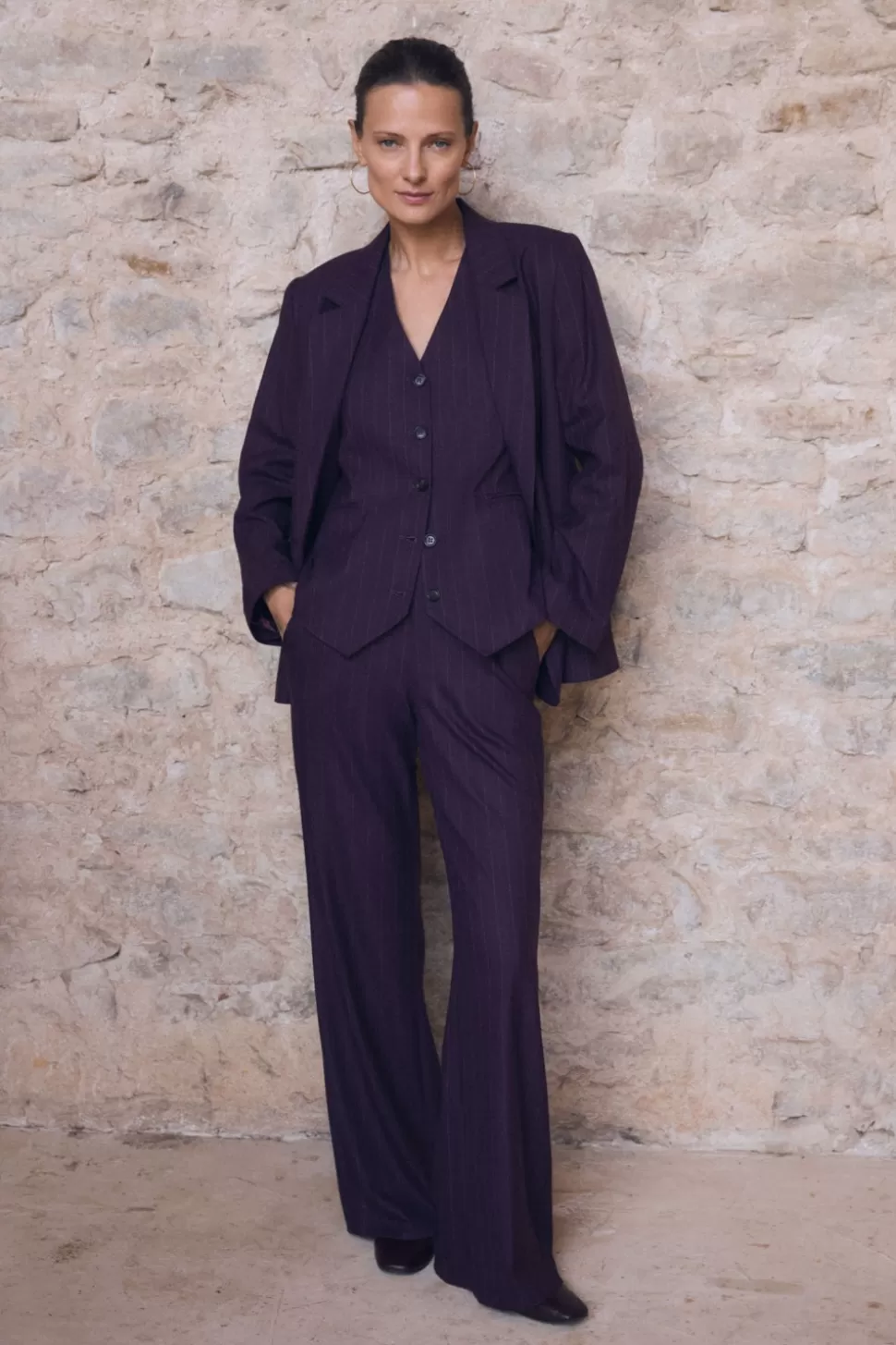 eseOese DIPLOMÁTICO PANTS BERENJENA Discount