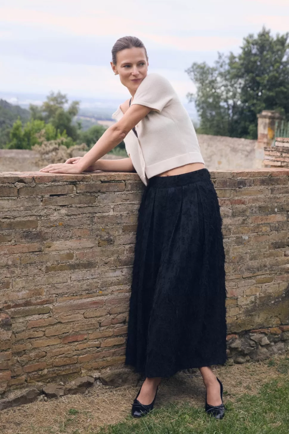 eseOese FIORELLA SKIRT NEGRO Flash Sale