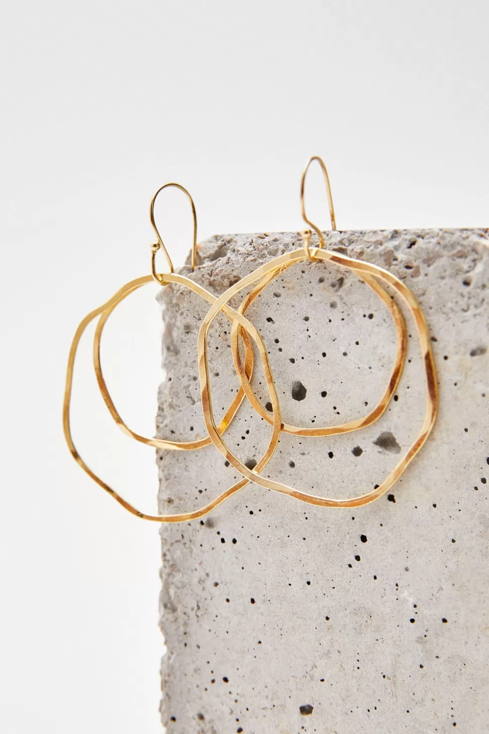 eseOese CIRCLE EARRINGS GOLD Sale