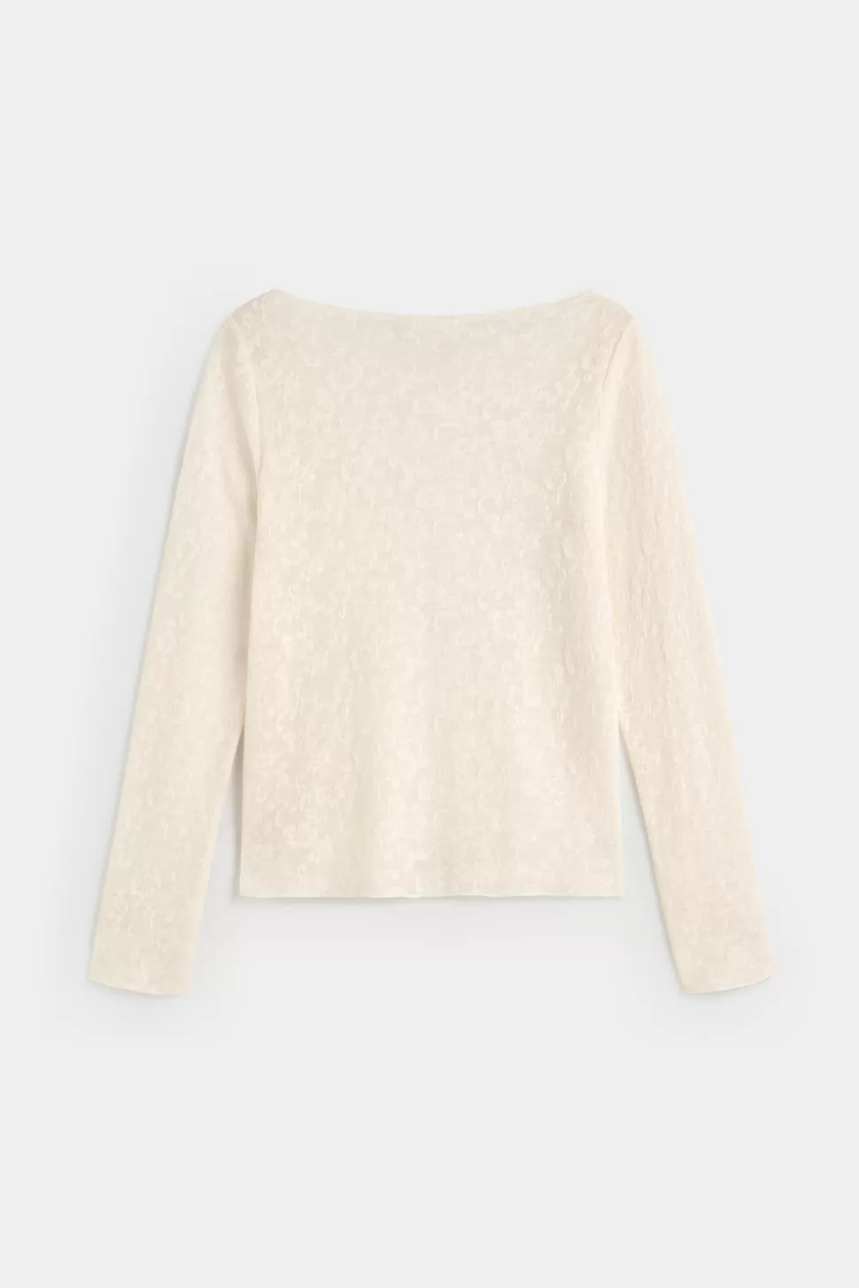 eseOese JANELLE JACQUARD T-SHIRT ECRU Store