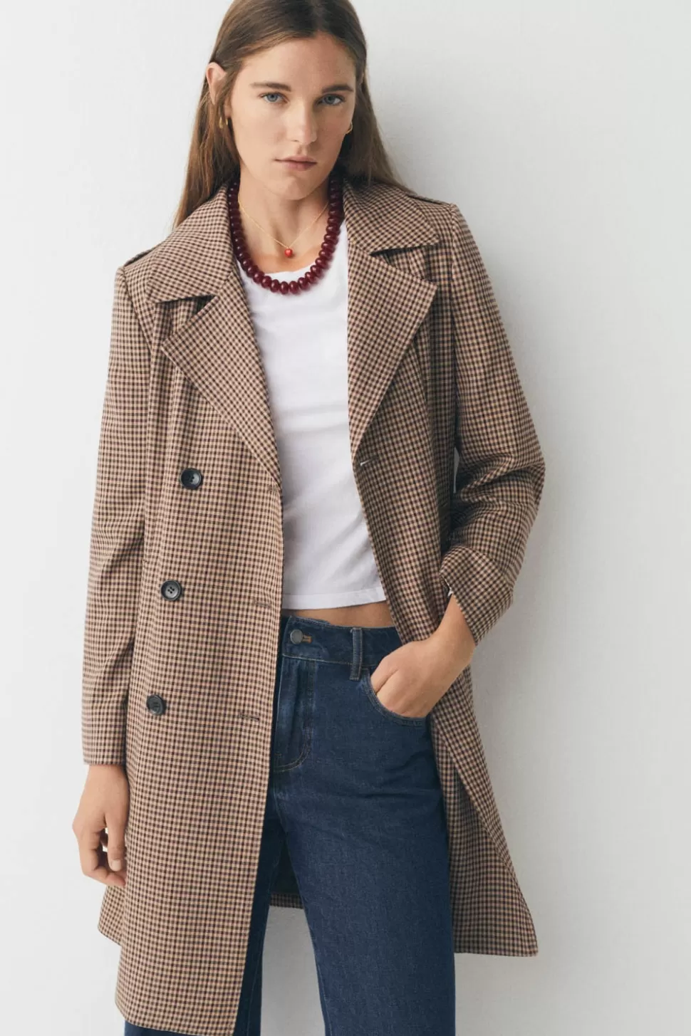 eseOese KENSINGTON TRENCH CHECKS Outlet