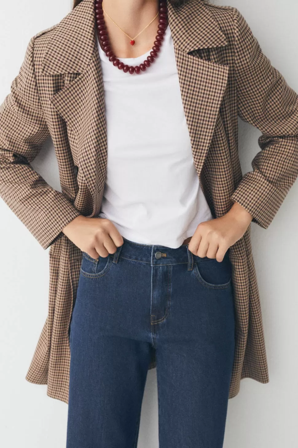 eseOese KENSINGTON TRENCH CHECKS Outlet