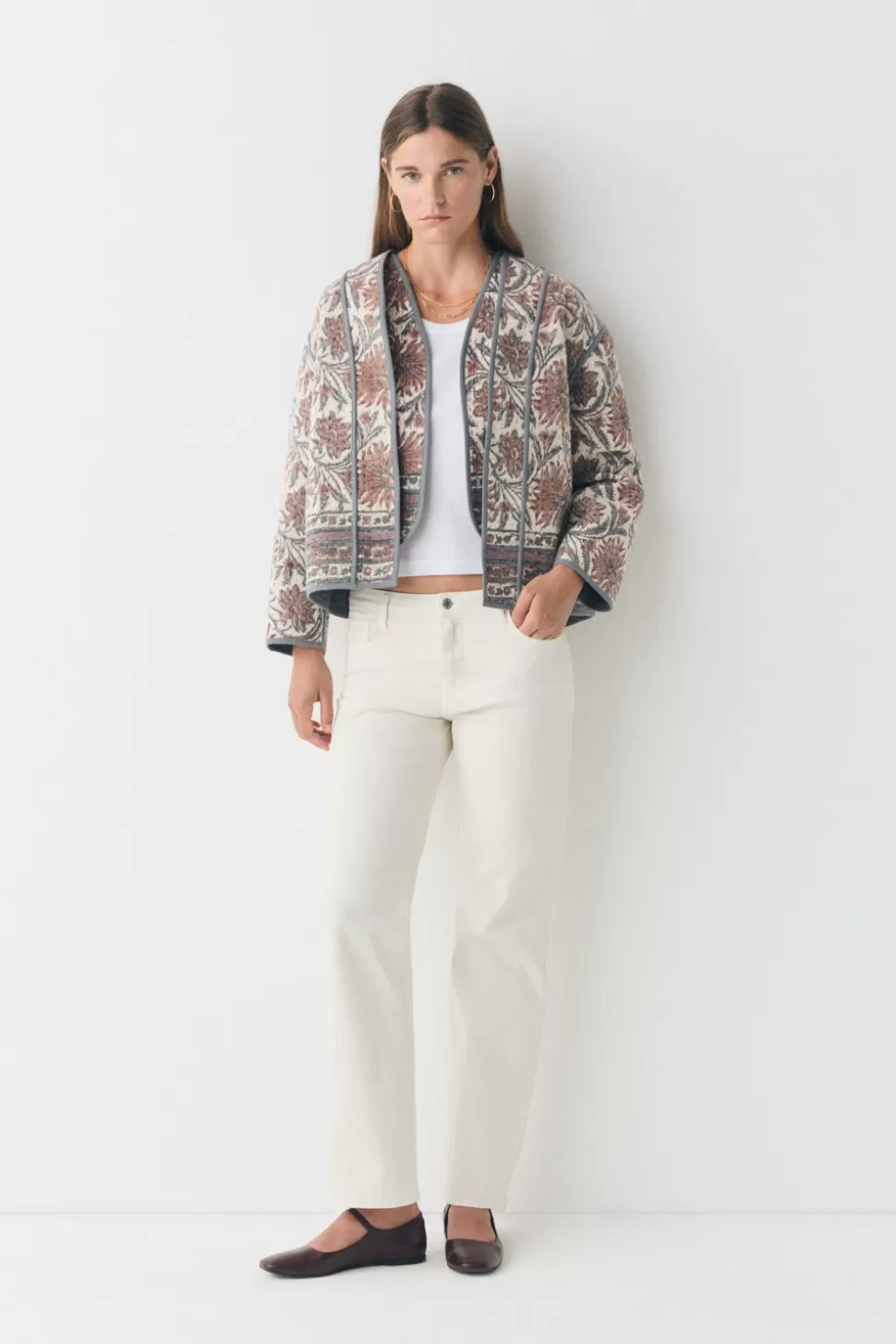 eseOese KILIM JACKET DUSTYBLUE Cheap