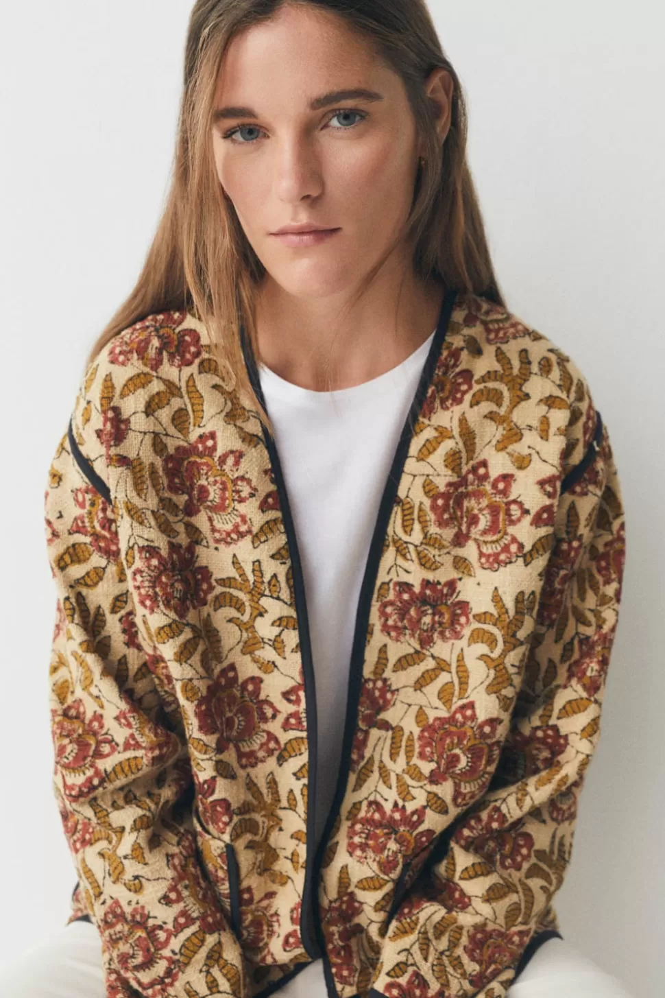 eseOese KILIM KIMONO OCRE Discount