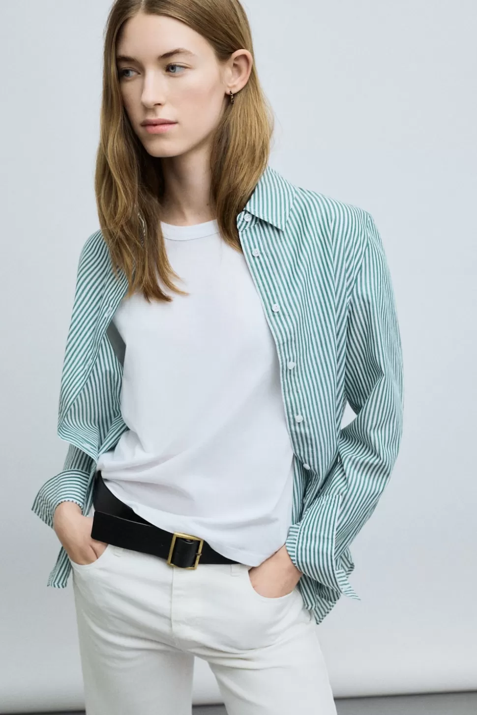eseOese KODAK STRIPES SHIRT GREENSTRIPE Online