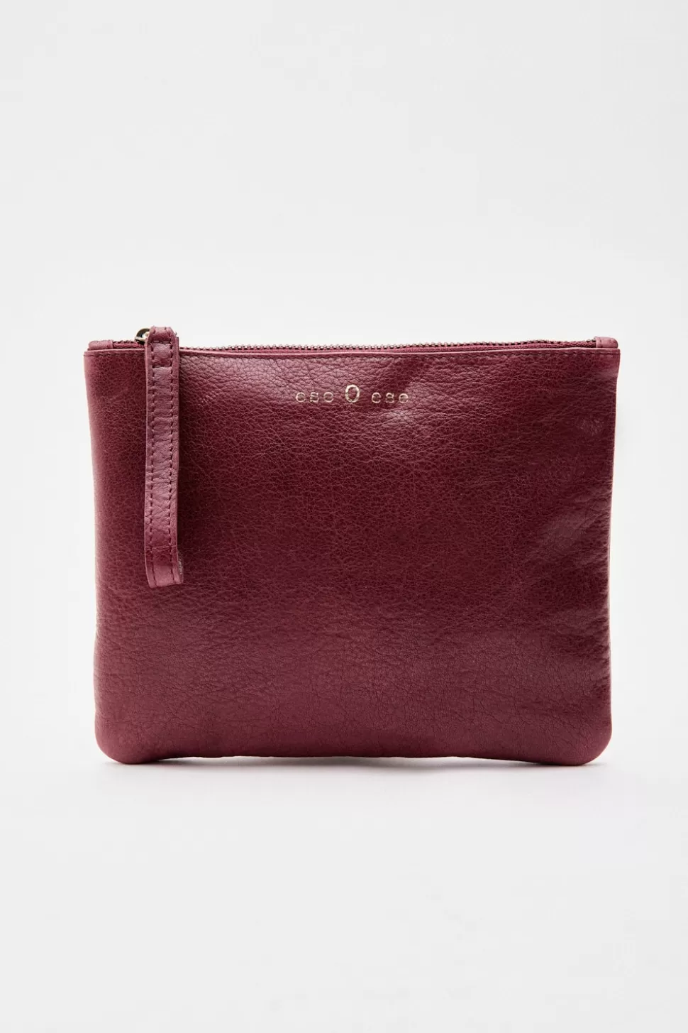 eseOese LEATHER POUCH BURGUNDY Best