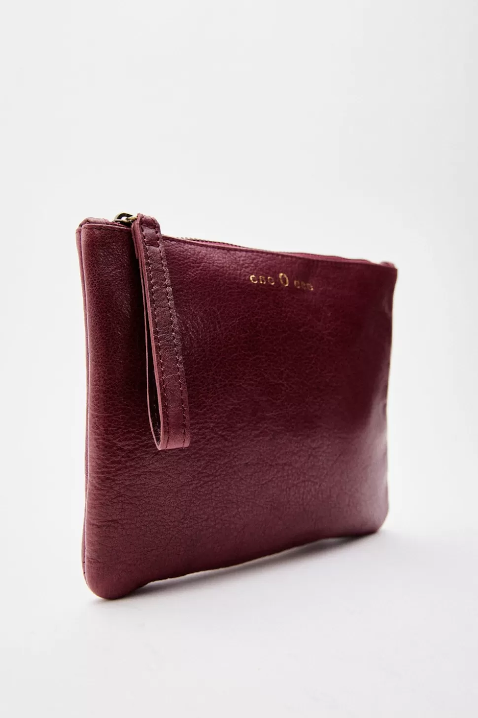 eseOese LEATHER POUCH BURGUNDY Best