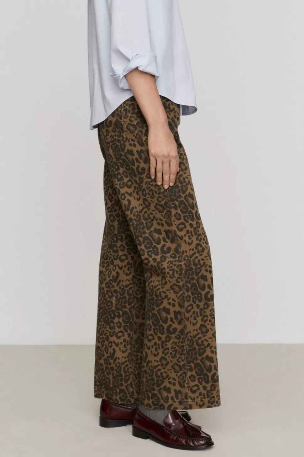 eseOese LEOPARDO PANTS LEOPRINT Best