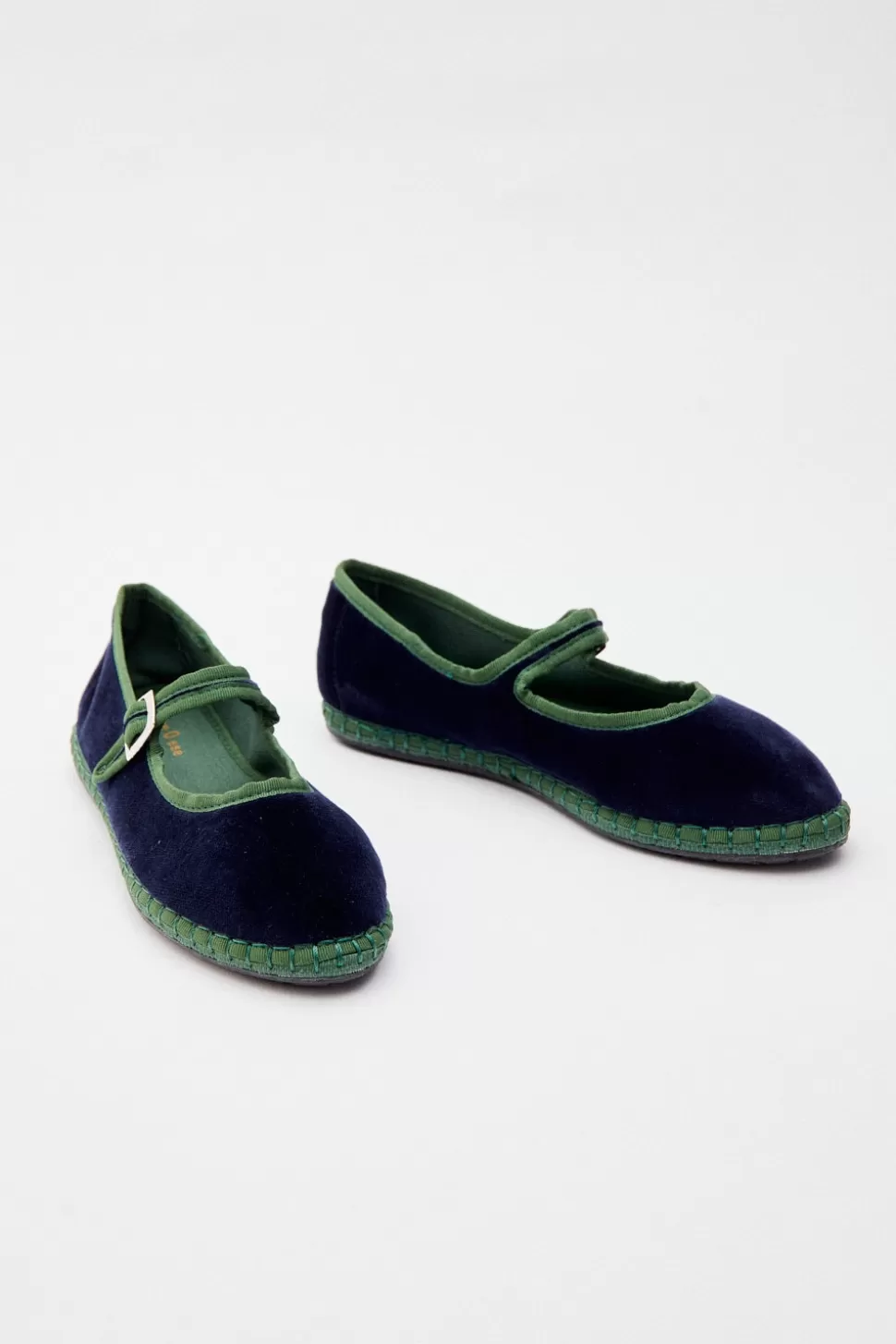 eseOese MARY JANE VELVET BALLET FLATS NIGHTBLUE Cheap