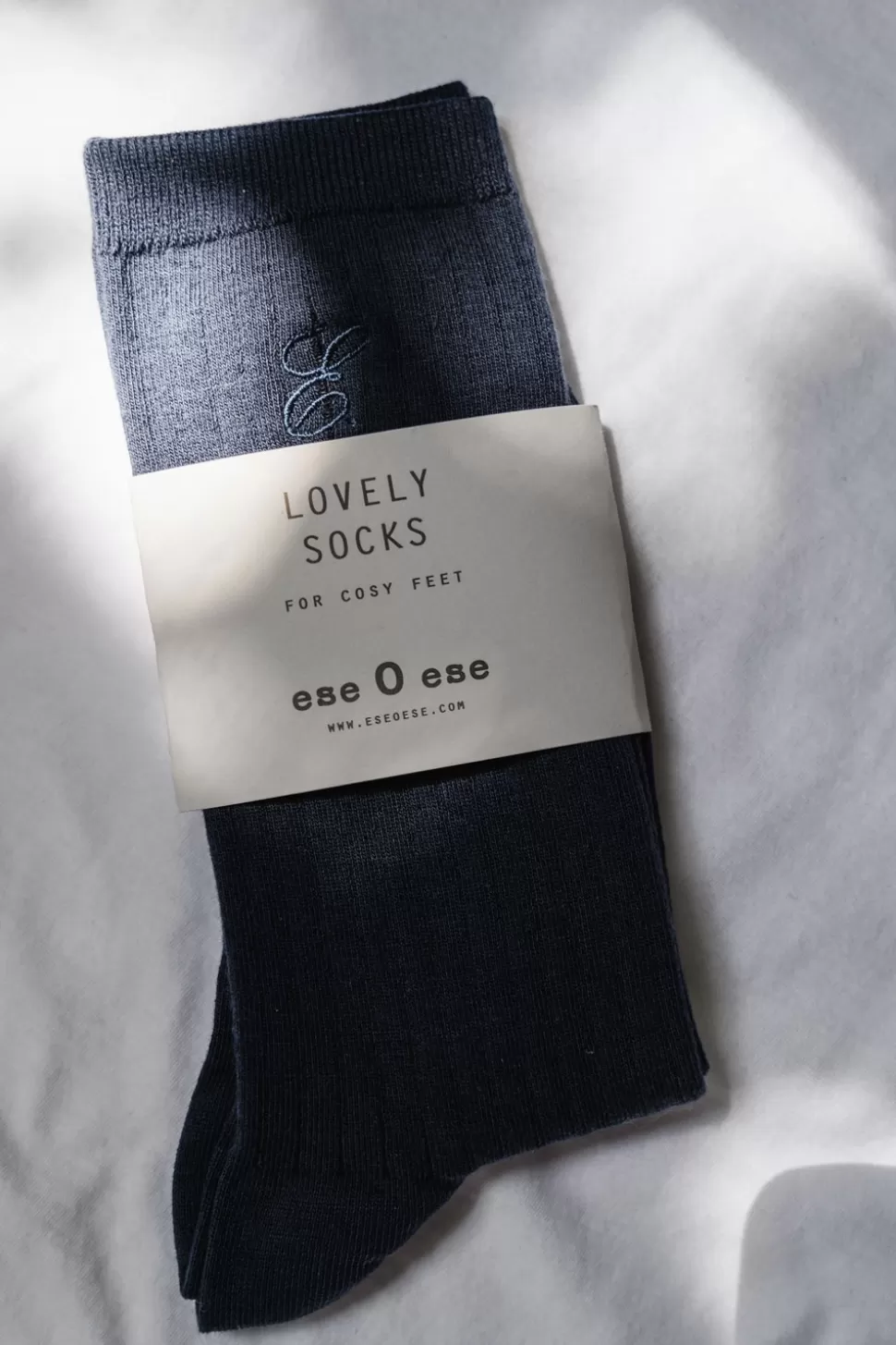 eseOese MEDIUM COTTON SOCKS NAVY Clearance