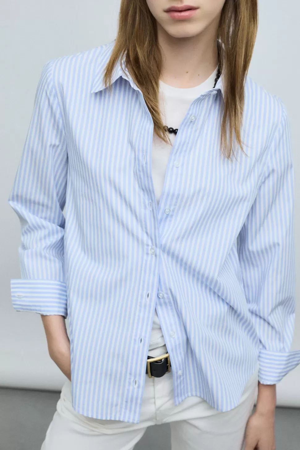 eseOese MINIMAL STRIPES SHIRT BLUESTRIPES Hot