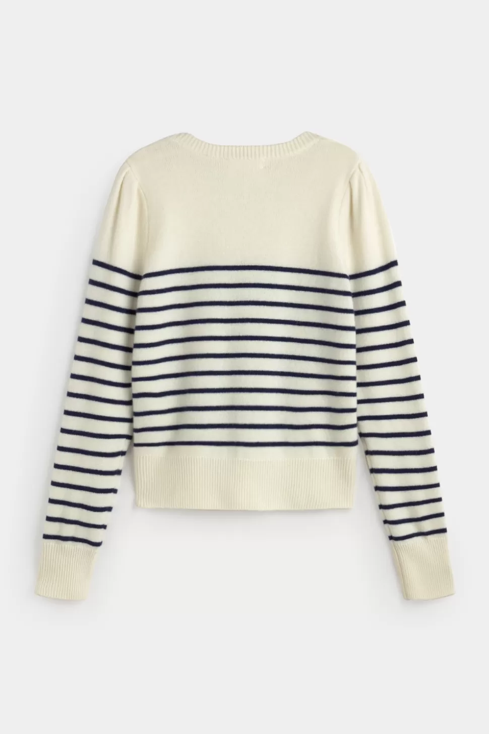 eseOese OLIVIA STRIPES SWEATER ECRU-NAVY Best