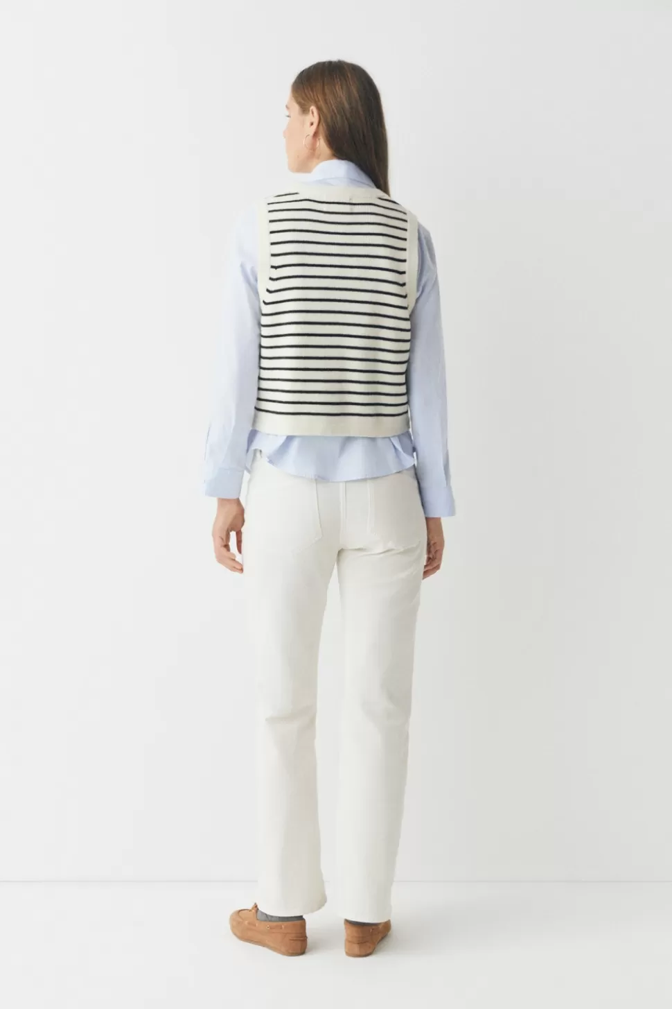 eseOese PANT.LOUISE STR. OFFWHITE Best Sale
