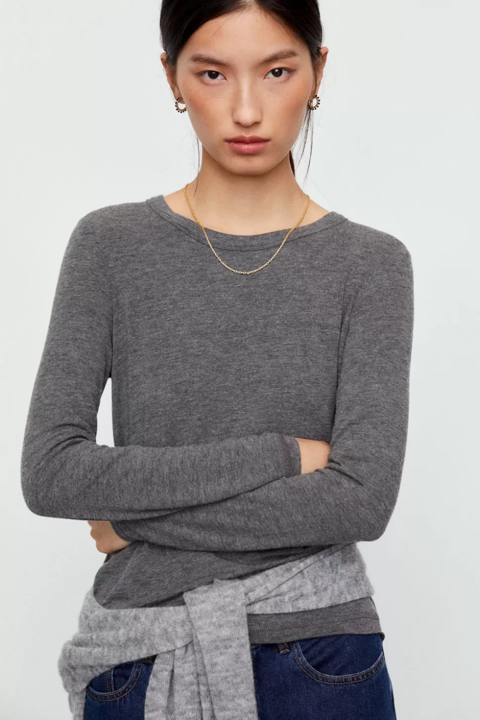 eseOese PRIME T-SHIRT ANTRACITA Clearance