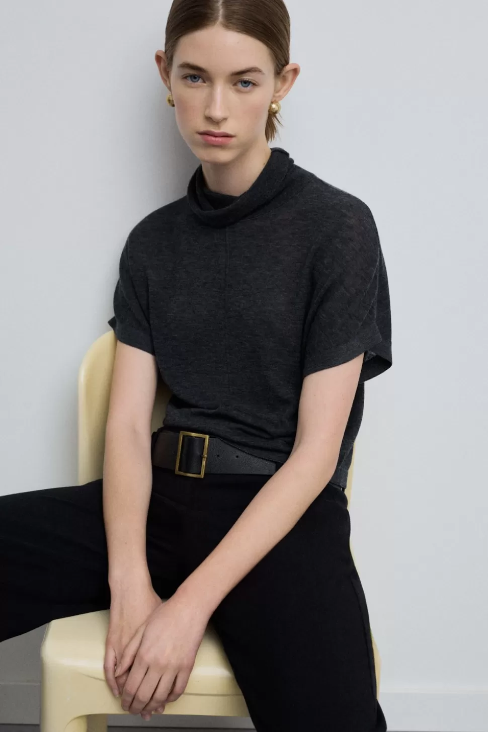 eseOese SHARON SWEATER ANTRACITA New