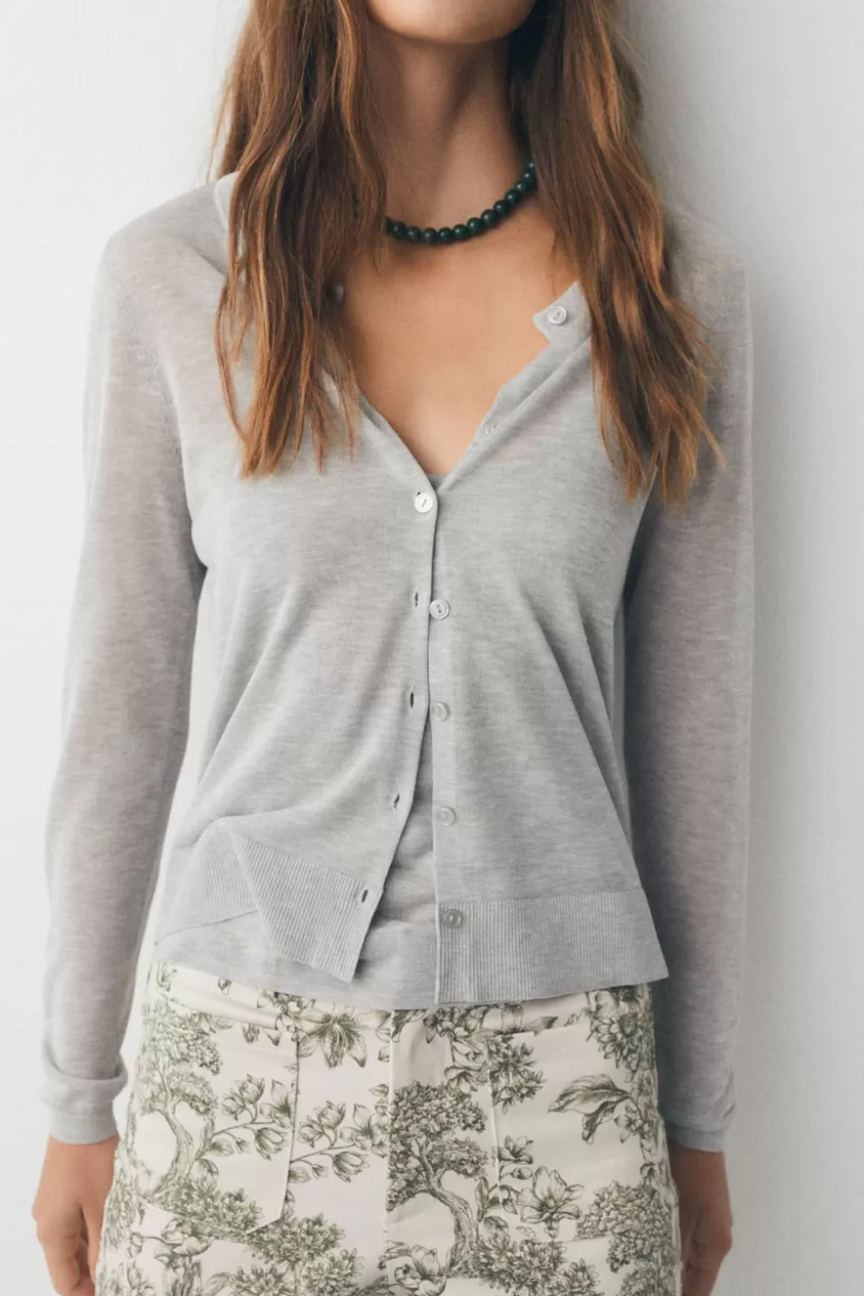 eseOese SMOKE CARDIGAN VAPORGREY Store