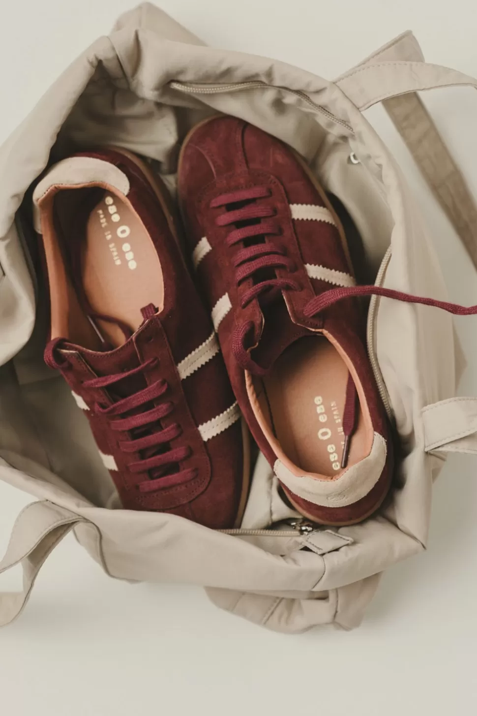 eseOese SNEAKER COLOURS BURGUNDY Hot