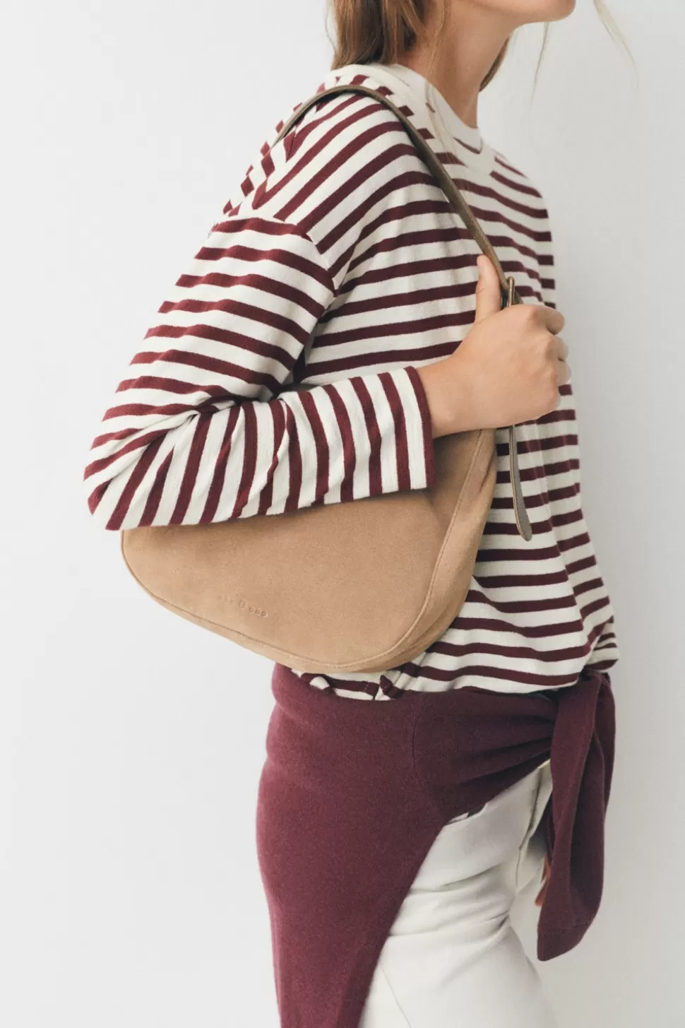 eseOese STRIPES SWEATSHIRT ECRU-BURDEOS Shop