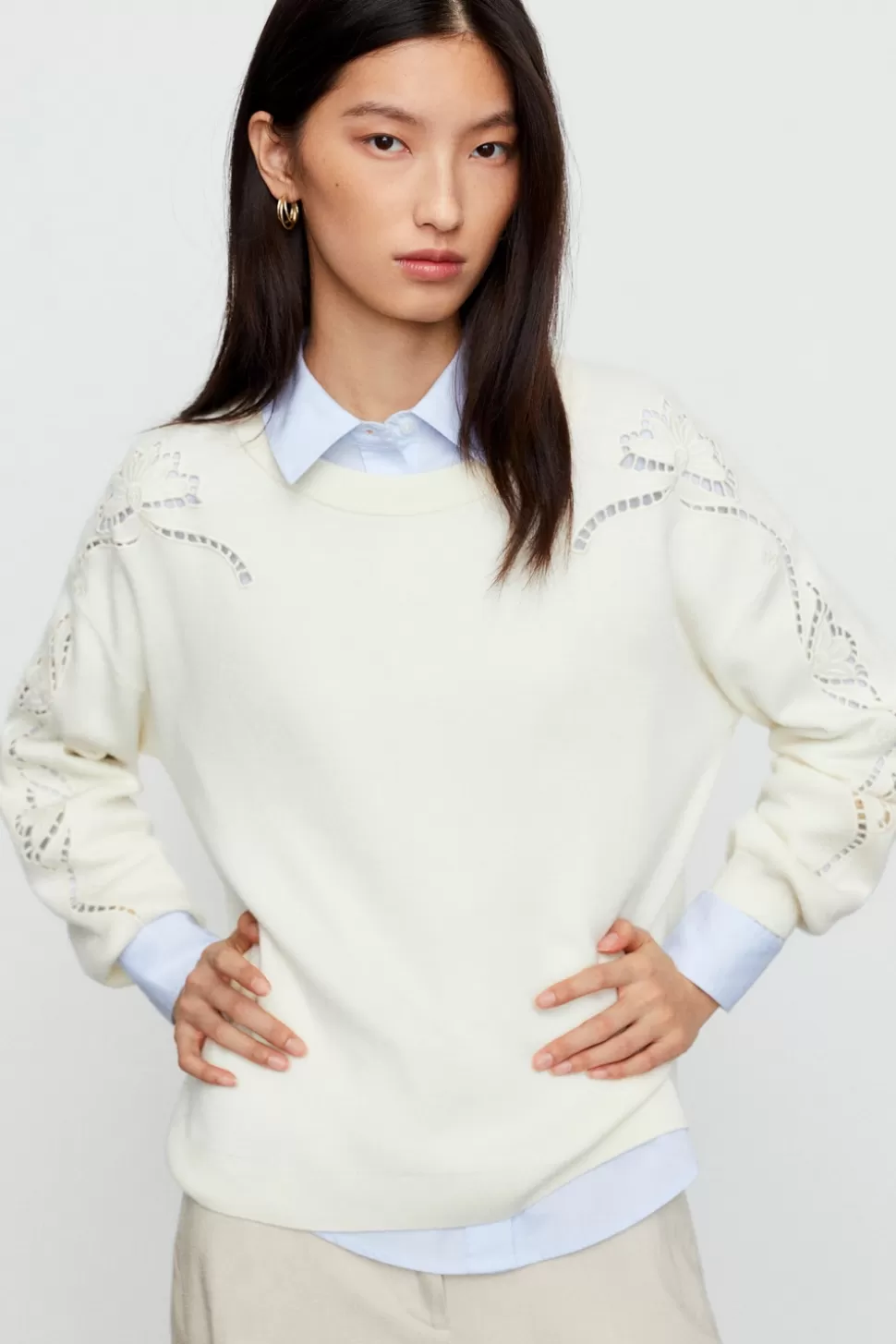 eseOese TOULOUSE SWEATER ECRU Fashion