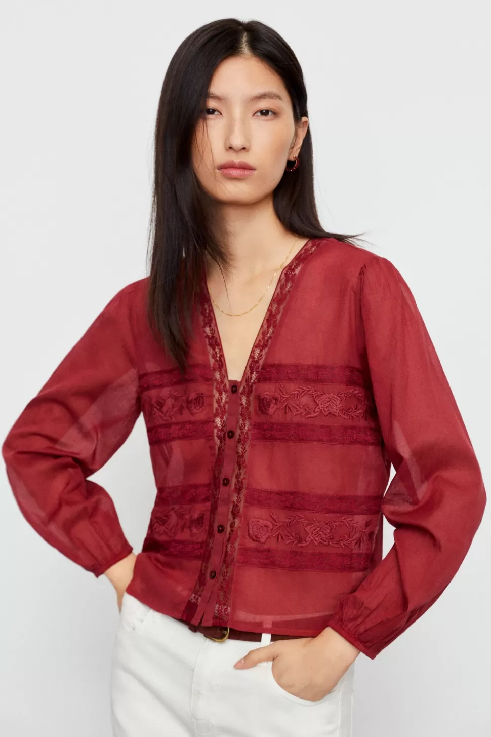eseOese VALERIA SHIRT RUBYWINE Hot
