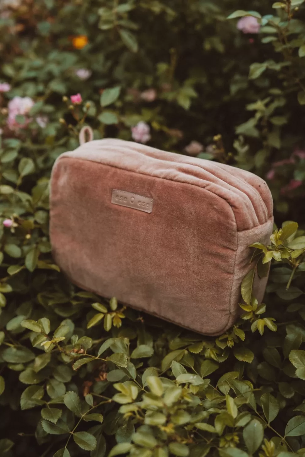 eseOese VELVET COSMETIC BAG DUSTYROSE Clearance