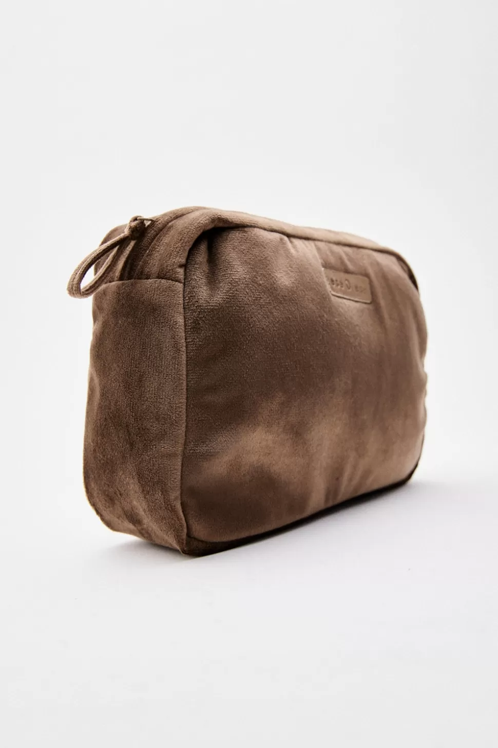 eseOese VELVET COSMETIC BAG TAUPE New