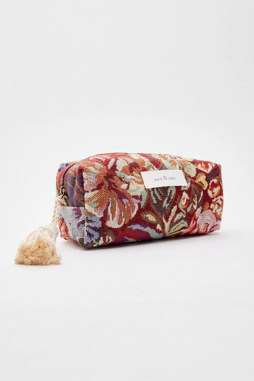 eseOese YORKSHIRE COSMETIC BAG FLOWERJACQUARD Store